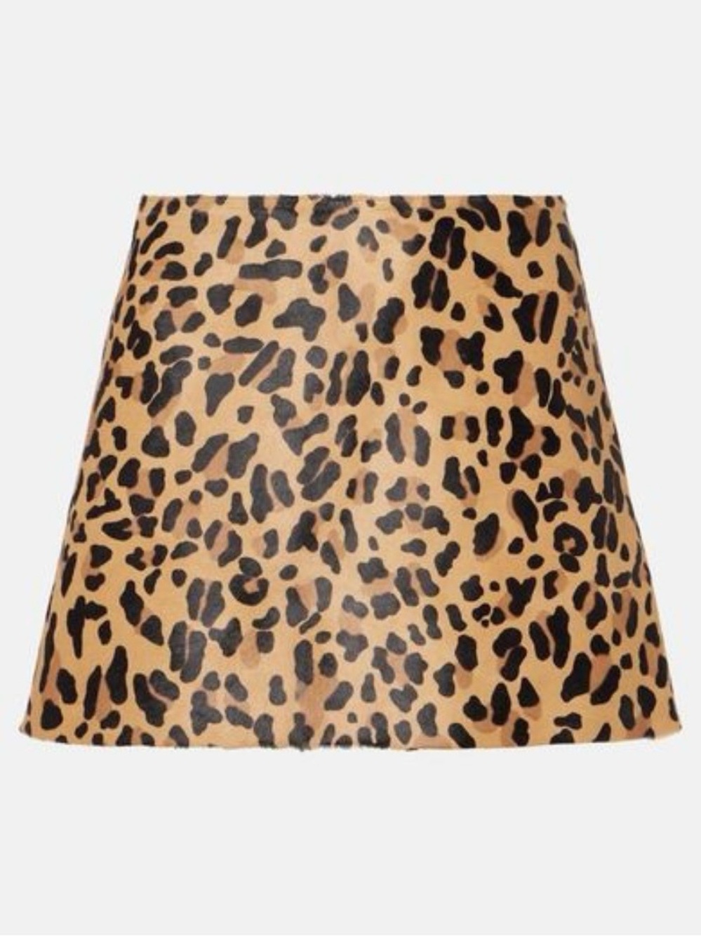 ALAÏA Leopard Print Mini Skirt, FR44